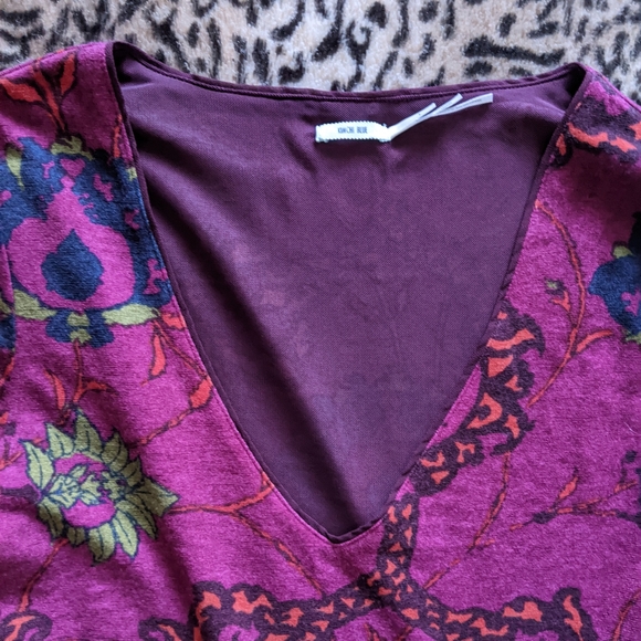 Floral vneck dress - Picture 3 of 5